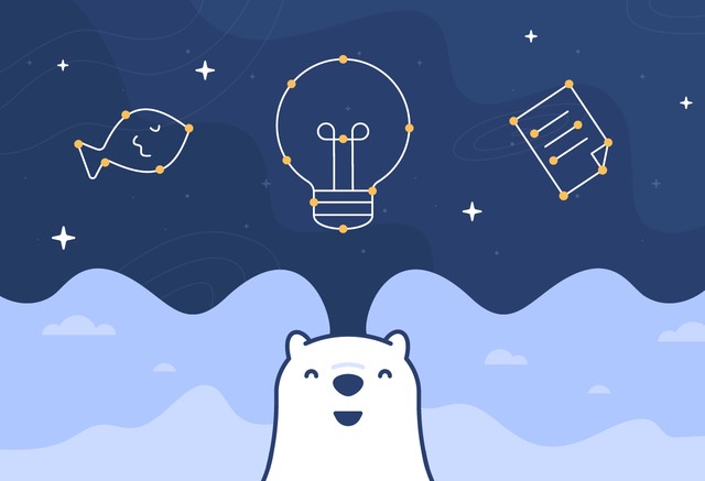 обои от приложения Bear iOS