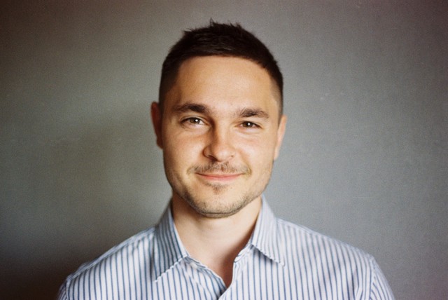 Парень портрет на плёнку 