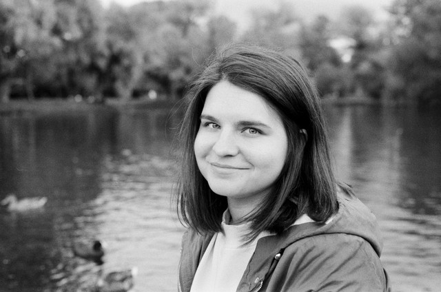 Девушка портрет на плёнку