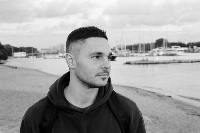 Парень портрет на плёнку