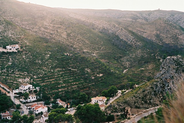Испанский пейзаж фото на плёнку