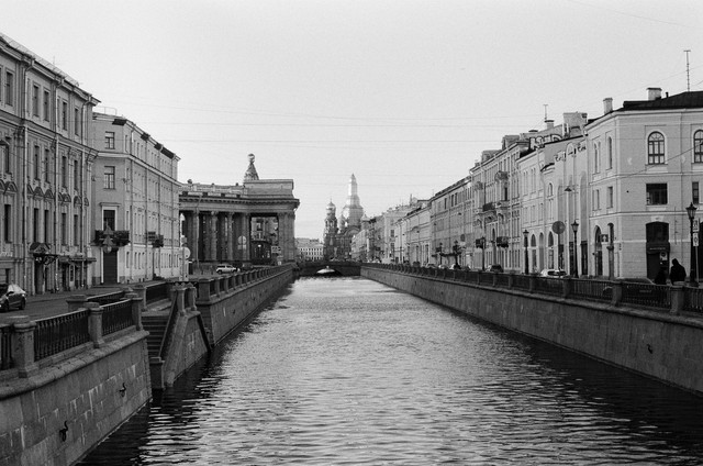 Санкт-Петербург на карантине фото на плёнку