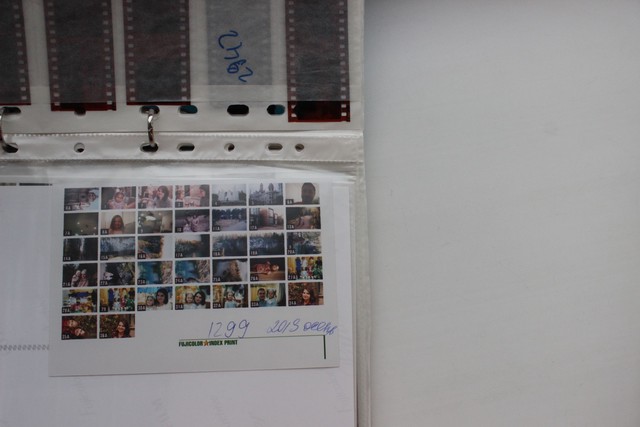 Индекс-принт для пленочных фотографий